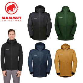 24春夏 MAMMUT マムート メンズ Ultimate VII SO Hooded Jacket AF Men 1011-01780 ジャケット パーカー フード付き ソフトシェル アウトドア