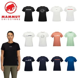 【23日20:00～マラソンエントリーでP5倍】24春夏 MAMMUT マムート レディース QD Logo Print T-Shirt AF Women 1017-02022 半袖 Tシャツ 登山 アウトドア キャンプ