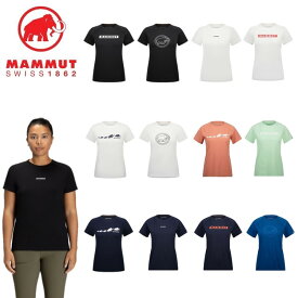 24春夏 MAMMUT マムート レディース QD Logo Print T-Shirt AF Women 1017-02022 半袖 Tシャツ 登山 アウトドア キャンプ