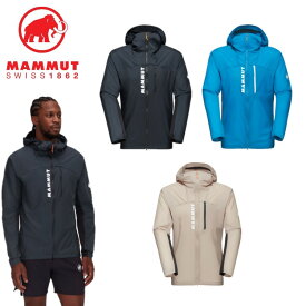 【25日限定抽選でPバック+5倍】24春夏 MAMMUT マムート メンズ Aenergy WB Hooded Jacket AF Men 1012-00700 パッカブル ウインドブレーカー パーカー 登山 ジャケット アウトドア キャンプ フード付き