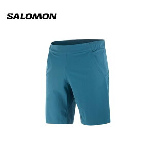 24春夏 Salomon サロモン メンズ WAYFARER EASE SHORTS LC221020 アウトドア ハイキング 耐久性 汎用性 撥水加工 ハーフパンツ ボトム