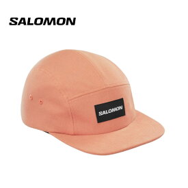 24春夏 Salomon サロモン メンズ レディース (ユニセックス) FIVE PANEL LC22325 帽子 平ツバ ジェットキャップ アウトドア キャンプ