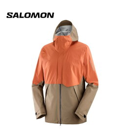 24春夏 Salomon サロモン メンズ OUTERPATH PRO 2.5L LC22369 防水 ジャケット マウンテンパーカー フード付き アウトドア キャンプ