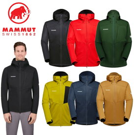 【15日限定抽選でPバック+8/31までエントリーでP5倍】25春夏 MAMMUT マムート メンズ Ultimate VII SO Hooded Jacket AF Men 1011-01780 ジャケット パーカー フード付き ソフトシェル アウトドア