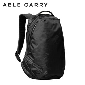【15日限定抽選でPバック】エイブルキャリー ABLE CARRY メンズ レディース (ユニセックス) デイリープラス 21L Daily Plus X-Pac Black 73533 防水 デイパック バッグ バックパック リュックサック ミニマル お洒落 おしゃれ オシャレ