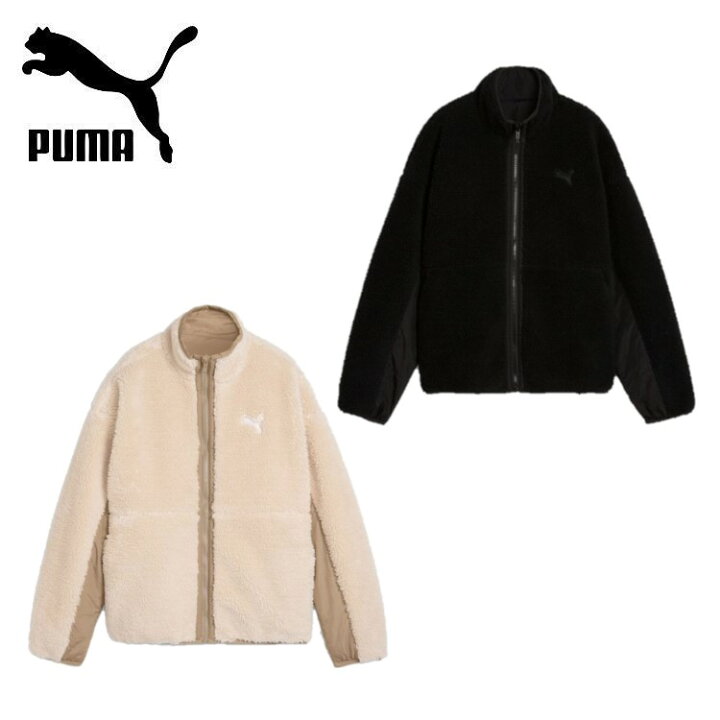 楽天市場】24秋冬 プーマ PUMA レディース リバーシブル シェルパー 