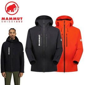 25秋冬 マムート MAMMUT メンズ フリーフライト ハードシェル サーモ フーデッド ジャケット アジアンフィット 1010-30960 防水 スキー スノーボード パーカー フード付き
