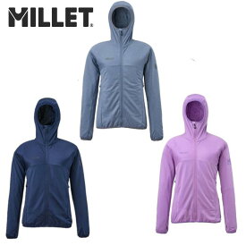 【20日限定抽選でPバック+6/30までエントリーでP5倍】ミレー MILLET レディース 【ウィメンズ】ミドラーメッシュフーディ MIV01949 ウインドブレーカー 撥水 パーカー フード付き