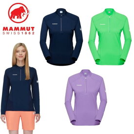 25春夏 MAMMUT マムート レディース Aenergy FL Half Zip Longsleeve AF Women 1016-01320 長袖 ハーフジップ アウトドア 登山 キャンプ
