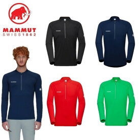 【15日限定抽選でPバック+8/31までエントリーでP5倍】25春夏 MAMMUT メンズ Aenergy FL Half Zip Longsleeve AF Men 1016-01310長袖 ハーフジップ シャツ