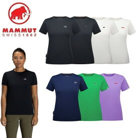 25春夏 MAMMUT マムート レディース Mammut Essential T-Shirt AF Women 1017-05090 半袖 Tシャツ 登山 アウトドア キャンプ