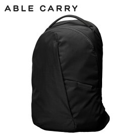 【15日限定抽選でPバック+8/31までエントリーでP5倍】エイブルキャリー ABLE CARRY メンズ レディース (ユニセックス) サーティーンデイパック 13L Thirteen Daybag Cordura Ripstop Black 73586 バッグ バックパック リュックサック ミニマル お洒落 おしゃれ オシャレ