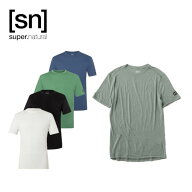 [sn] super.natural エスエヌ スーパーナチュラル メンズ シエラ140 Tシャツ SIERRA140 TEE SNM019400 半…