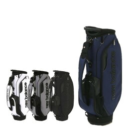 25秋冬 ニューバランスゴルフ ユニセックス(メンズ レディース) 定番 オックス ロゴアップリケ キャディバッグ 5980001 9インチ 46インチ対応 仕切り数4 ハンドル付き口枠 グローブホルダー