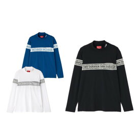 【全品ポイントUP中】 25秋冬 ニューバランス ゴルフ New balance Golf メンズ 保形性 ストレッチ 長袖 モックネック プルオーバー 5267002 ロンT トップス インナー 通気性 形態安定性