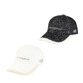 【全品ポイントUP中】 25秋冬 ニューバランス ゴルフ New balance Golf レディース ラメモールニット ロゴ刺繍 6パネルキャップ 5287513 帽子 吸汗速乾性 ベルクロ ギフト プレゼント