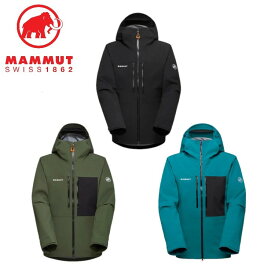 【全品ポイントUP中】 お薦め品 マムート MAMMUT メンズ ストーニー ハードシェル フーデッド ジャケット アジアンフィット 1010-30990 防水 アウトドア 登山 バックカントリー スキー スノーボード パーカー フード付き