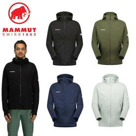 【全品ポイントUP中】 25秋冬 マムート MAMMUT メンズ マクン 2.0 フーデッド ジャケット 1011-00792 撥水 ソフトシェル ストレッチ マウンテンパーカー フード付き アウトドア キャンプ 登山