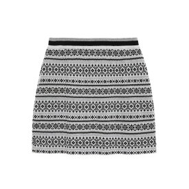 25秋冬 キャロウェイ CALLAWAY レディース ノルディックニットスカート c25228208 ボトム ミニスカート 膝上 レトロ ストレッチ ラメ糸