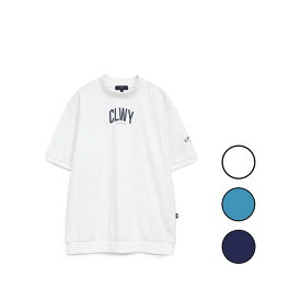 25秋冬 キャロウェイ CALLAWAY メンズ スムース半袖モックネックシャツ c25234107 トップス Tシャツ 無地 スウェット 軽量