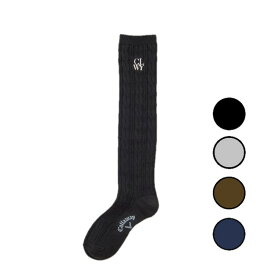 25秋冬 キャロウェイ CALLAWAY レディース ハイソックス c25293212 抗菌防臭 足底サポート ギフト プレゼント