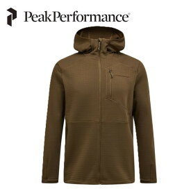 【全品ポイントUP中】 ピークパフォーマンス Peak Performance メンズ Trail Polartec Zip Hood Men トレイル Polartec Power Grid ジップ フード G80169070 ストレッチ 通気性 高機能フリース スキー ハイキング トレイル キャンプ タウン