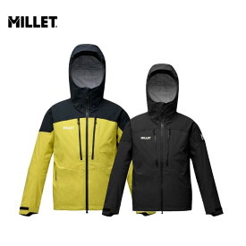 26秋冬 ミレー MILLET メンズ レディース (ユニセックス) ティフォン ノヴァ ジャケット MIV02163 防水 軽量 マウンテンパーカー フード付き 3レイヤー