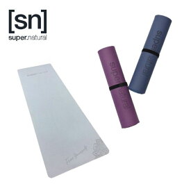 エスエヌ スーパーナチュラル [sn] super.natural ユニセックス(メンズ レディース) ヨガマット 6mm TPE素材 SNGJ10018 ヨガ ピラティス エクササイズ 軽量 エコ【お宝】