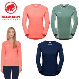 【25日限定抽選で100%Pバック+エントリーで5倍】24春夏 MAMMUT マムート レディース Aenergy FL Longsleeve AF Women 1016-01360 長袖 速乾 シャツ アウトドア 登山 キャンプ