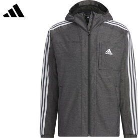 ■送料無料■【adidas】アディダス IJL72-IK7325 24/7 レギュラーフィット WIND. RDY デニム ウーブン レギュラーフード付きウインドブレーカージャケット[ブラック][ウインドブレーカー/マルチスポーツ]【RCP】