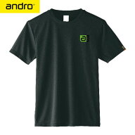 【andro】アンドロ 300023038 アンドロ ナパTシャツ アルファ2 [ブラック×グリーン]男女兼用(ヨーロッパ…