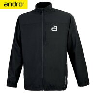 ■送料無料■【andro】アンドロ 340021012 アンドロ マーバリートラックスーツ ジャケット [ブラック×グ…