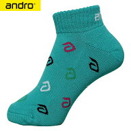 ★在庫あり即納★【andro】アンドロ 360023010 アンドロ アルファロゴソックス [ターコイズ]【卓球用品】…