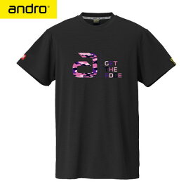 ★在庫あり即納★【andro】アンドロ 300023073 アンドロ ナパTシャツ デオ CI[ブラック×ピンクカモ]男女兼用(ヨーロッパサイズ)【卓球用品】ゲームシャツ/卓球ユニフォーム※注意※ヨーロッパ男女兼用サイズ※詳細はサイズ表参照【RCP】
