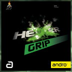 ★即納/あす楽★■卓球ラバーメール便送料無料■【andro】アンドロ 112296 ヘキサー グリップ HEXER GRIP確かなグリップ力と高いスピン性能がアグレッシブなプレーと安定性生む【卓球用品】卓球[裏ソフトラバー/テンション系/回転系/コントロール系]