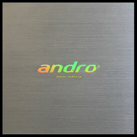 ★即納/あす楽★【andro】アンドロ 132266 andro SHINYロゴ吸着保護シート 裏ソフトラバー 保護用シート【卓球用品】卓球ラバー 保護シート/卓球/ラバー保護シート/ラバ‐【RCP】