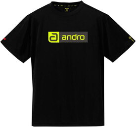 ★即納/あす楽★【andro】アンドロ 300023007 ナパティーシャツCB ナパTシャツ [ブラック/ネオンイエロー]男女兼用(ヨーロッパサイズ)【卓球用品】ゲームシャツ/卓球ユニフォーム※注意※ヨーロッパ男女兼用サイズ※詳細はサイズ表参照【RCP】