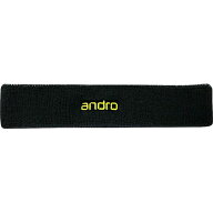 ★在庫あり即納★【andro】アンドロ 560023001-001 ヘッドバンド[ブラック/イエロー]【卓球用品】タオル/…