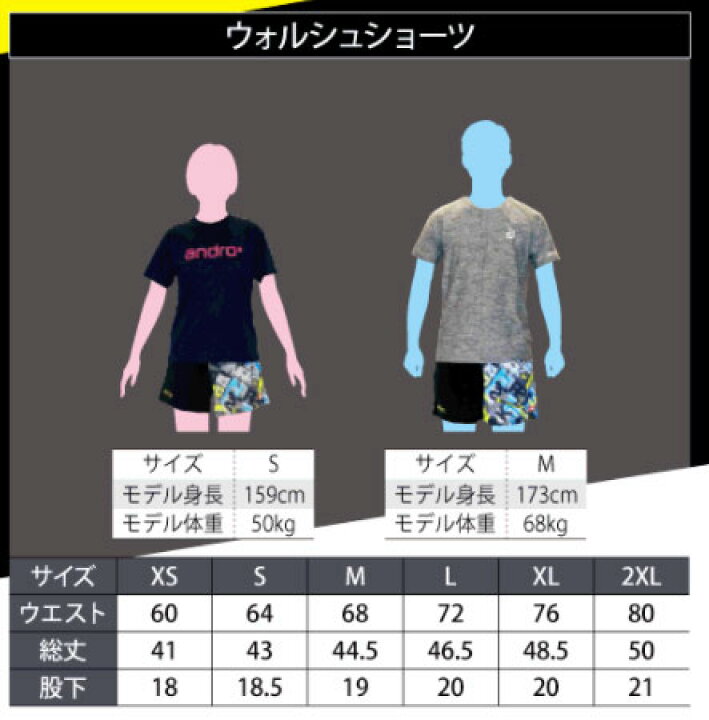 楽天市場 送料無料 Andro アンドロ 3122 ウォルシュ ショー ブラック 男女兼用 ヨーロッパサイズ 卓球用品 ゲームパンツ 卓球ユニフォーム 卓球 ユニホーム 注意 ヨーロッパ男女兼用サイズです 詳細はサイズ表参照 Rcp トランスポーツ