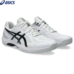 �������������yasics�z�A�V�b�N�X 1071A111-101 COURT HUNTER FF[WHITE/BLACK][�C/�V���[�Y/����/�����Y/�o�h�~���g��/�o�h�~���g���V���[�Y/�X�|�[�c�V���[�Y]�yRCP�z