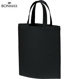 【BONMAX】ボンマックス MA9004-16 A4コットンバッグ[ブラック][バッグ/トートバッグ/エコバッグ/A4サイズ/普段使い/カラー/デイリー/コットン]【RCP】