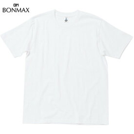 【BONMAX】ボンマックス MS1144-15 7.1オンス Tシャツ[ホワイト][Tシャツ/半袖/半そで/クルーネック/カジュアル/トレーニング/練習/部活/クラブ/マルチスポーツ]【RCP】
