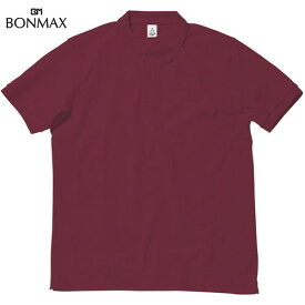 【BONMAX】ボンマックス MS3113-23 CVC鹿の子ドライポロシャツ[バーガンディ][ポロシャツ/カジュアル/スポーツ/半そで/半袖]【RCP】