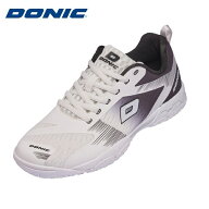 ■送料無料■◆DONIC◆ドニック NL024-BAAB ドレイブンGSX [ホワイト×ブラック]【卓球用品】シューズ/靴…