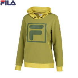 ■送料無料■▼FILA▼フィラ VL2713-18 プルオーバーフーディ[イエロー]レディース/女性用/テニス/ソフトテニス/バドミントン/カジュアル/ランニングウエア/アウターウェア/ウォームアップウエア/パーカー【RCP】