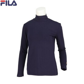 ■送料無料■▼FILA▼フィラ VL8040-20 保温ハイネックロングスリーブシャツ[フィラネイビー]レディース/女性用/テニス/ソフトテニス/バドミントン/トップス/長袖/ロングスリーブ/保温/練習/部活/クラブ【RCP】