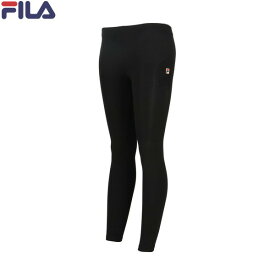 ■送料無料■▼FILA▼フィラ VL8042-08 保温ロングレギンス[ブラック]レディース/女性用/ウィンドパンツ/ロングパンツ/タイツ/ボトムス/テニス/バドミントン/スポーツ/保温/練習着/部活/クラブ/チームウエア【RCP】