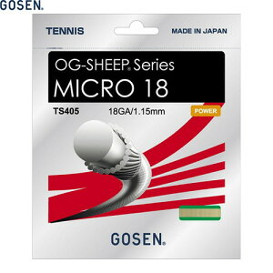 �yGOSEN�z�S�[�Z�� TS405NA OG-SHEEP MICRO 18[�i�`������][�e�j�X/�K�b�g/�X�g�����O/�e�j�X�p�K�b�g/�Q�[�W/1.15mm]�yRCP�z
