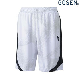 ■送料無料■▼GOSEN▼ゴーセン PP2400-30 ハーフパンツ[ホワイト]ユニセックス/男女兼用/テニス/ソフトテニス/バドミントン/ボトムス/半ズボン/半パン/ゲームパンツ/吸汗速乾/試合/トレーニング/部活/クラブ【RCP】