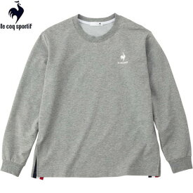 ★即納/あす楽★■送料無料■【le coq sportif】ルコック QMWSJF32-MGR リラックスロングスリーブシャツ [レディース/Oサイズ][長袖/長そで/薄手/トレーナー/丸首/トップス/カジュアルウエア/リラックスウエア/レディース/女性]【RCP】